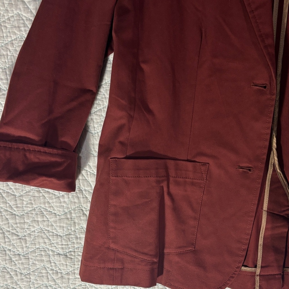 Eddie Bauer Deep Red Blazer - Picture 5 of 12